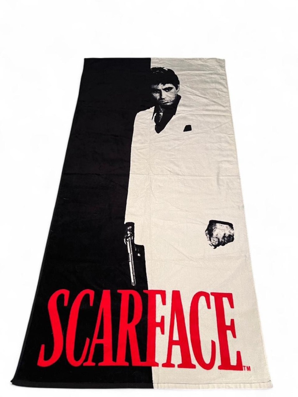 Scarface Towel in Black, White & Red